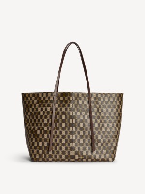 By Malene Birger Abi Monogram Tote Torbe Shale | HR_BB96774