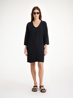 By Malene Birger Carmona Midi Haljina Crne | HR_BB20103