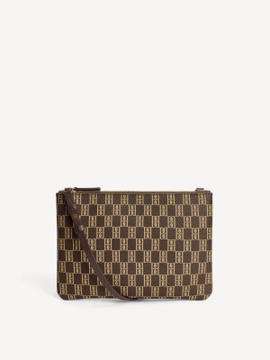 By Malene Birger Ivy Monogram Purse Torbe Shale | HR_BB35939