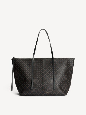 By Malene Birger Luze Tote Torbe Tamno | HR_BB67455