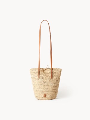 By Malene Birger Pamma Straw Shoulder Torbe Svijetlo | HR_BB14831